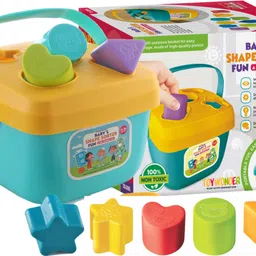 toywonder Baby First Blocks Color & Shape Toy Educational Sorting Box for Kids Stacking-picture-27