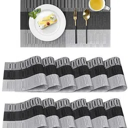 naidev Rectangular Pack of 12 Table Placemat-picture-27