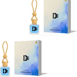 dweep india Alpha Series Car Perfume Hanging Pod | Cool Ocean Water Car Freshener Diffuser-picture-22