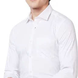 park avenue Men Slim Fit Solid Spread Collar Formal Shirt image 3