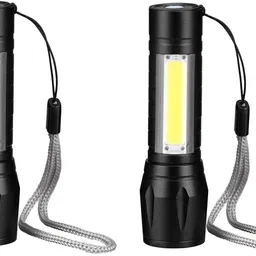 bright light onlite Portable Aluminum COB Tactical Torch Waterproof LED USB Rechargeable Torch Torch image 1