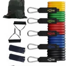 Resistance Bands 11pcs Set Tubes for Fitness Home Gym Exercise Workout104-L78 Resistance Tube-image-7