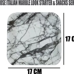 zido Premium_6 white and grey snacks plate_h275 Quarter Plate image 5