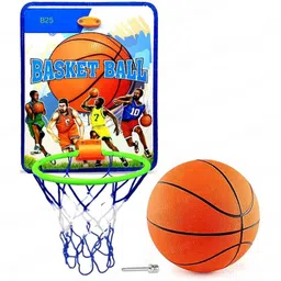 Basketball for Kids Basketball with Net Basketball Set with Hanging Board B25 Basketball Ring-image-63