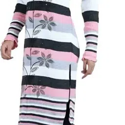 coft Women Self Design Wool Straight Kurta image 3