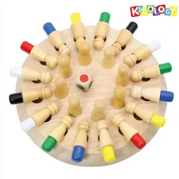 kidology Wooden Memory Chess Game,Funny Block Board Game,Memory Match Stick image 2
