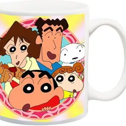 avistra Shinchan and Family Best gift for Baccha Party for Kids Cartoon Anime Design Ceramic Coffee Mug-picture-14