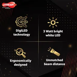 eveready Jeevansathi DL 65 Durable Brass Torch Torch image 5