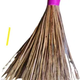 collectrio Eco-Friendly Heavy-Duty Coconut Broom Coconut Fiber Wet and Dry Broom image 2