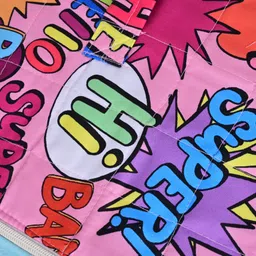 BMAP Quilted 3 Layered Foldable Saree Covers/Clothes Storage Bag Blended Cotton Laundry Bag image 4