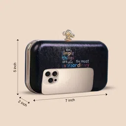 artklim Party, Casual Black, White Clutch image 4