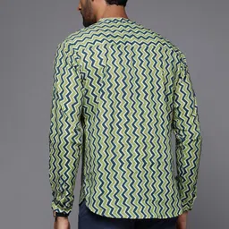 indo era Men Solid Cotton Blend Straight Kurta image 2