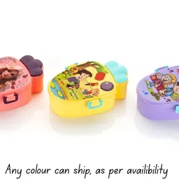 streeyug Cute Pineapple Shaped Kids Lunch Box 3-Compartment 3 Containers Lunch Box image 3
