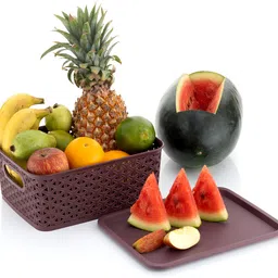 rumihub Plastic Multipurpose Unbreakable Storage Basket image 2