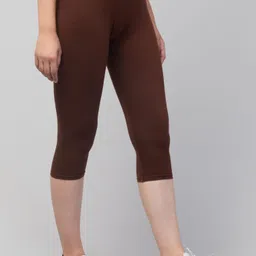 apraa & parma SBT-002 Women Brown Capri image 4
