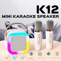 webdeals K12 Wireless Bluetooth Speaker With Wireless Mic K12 / s8 5 W Bluetooth Home Audio Speaker-picture-30