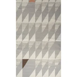 jaipur rugs Grey Geometrical Wool 5 ft X 8 ft Rectangle Flat Weaves image 3