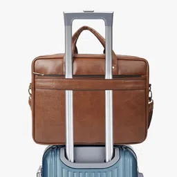 veneer Men Tan Messenger Bag - Regular Size image 4