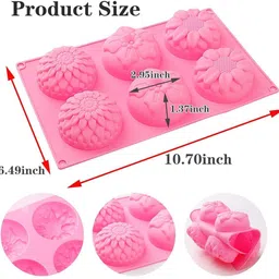 rhhg e com Silicone Molds for Making Hot Chocolate Bomb, Cake, Jelly, Jello, Soap,ice cube Kitchen Tool Set image 2