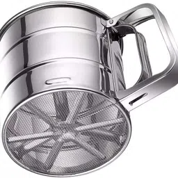 saloni marts Stainless Steel Flour Sifter Cup Sieve-picture-11