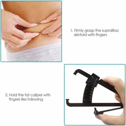 Geek Lab Skin fold Caliper, Body Fat Measure Kit, Body Fat Analyzer, Black Calliper Body Fat Analyzer image 4