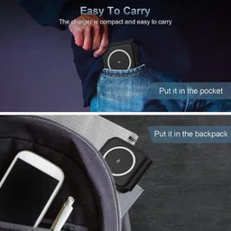 GIANAC 3 in 1 Foldable Wireless Charger 23W MagSafe For iPhone 17 to 12,Air-Pods,iWatch Charging Pad image 4