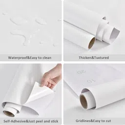 wisdom Vinyl Decorative White Wallpaper image 5