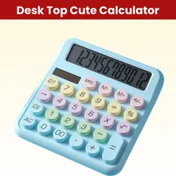 sacro Desktop Calculator, 12-Digit Large LCD and Large Buttons for Office, Homes Q334 Basic Calculator-picture-12