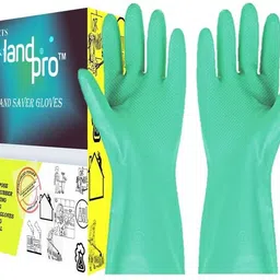 12 Inches Long Reusable Nitrile Chemical Resistant Rubber Hand Gloves Wet and Dry Glove-image-24