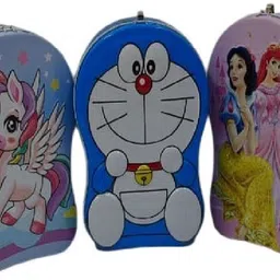 eclet 3ps Metal Money Bank With Secure Lock & Keys For Kids Random design will send-A Coin Bank-picture-19