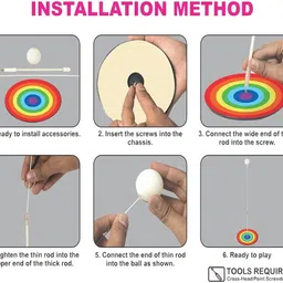 akshardham Table Tennis Trainer toy Table Tennis Kit image 3