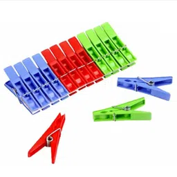 bheema plastic Heavy Duty Plastic Cloth Clips , Non-Slip Laundry Pegs for Clothes Drying Plastic Cloth Clips image 2