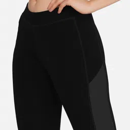 koolest fashion Color Block Women Black Tights image 4