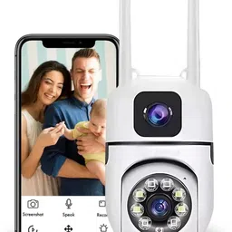 kanyansh 3MP Dual Lens Wireless WiFi Smart CCTV Camera | Ultra HD View wifi Security Camera-image-10