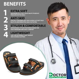 doctor health super soft Men Flats Sandal image 5