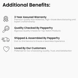 woodsworth from pepperfry Tourconing Sheesham Wood Queen Size Bed In Provincial Teak Finish image 3