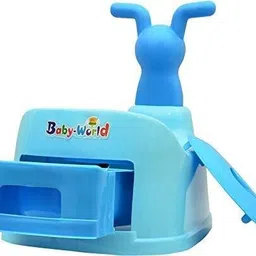 peapod Baby Potty Training Seat Potty Toilet Chair Removable Tray & Closing Lid Potty Seat image 3