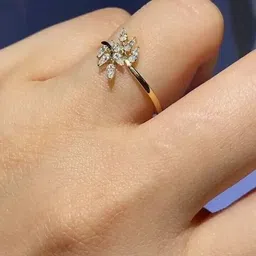 siddheshwar Sterling Silver Diamond Sterling Silver Plated Ring image 2