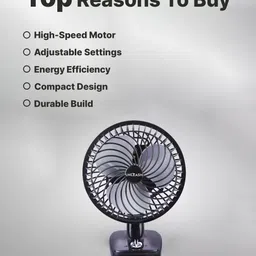unleash CRYO 230 MM HIGH SPEED 9 INCH TABLE FAN FOR HOME 230 3 Blade Table Fan image 3