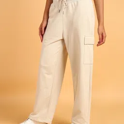 alan jones Women Solid Beige Track Pants-picture-20