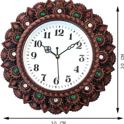 advikcraft Analog 11 cm X 24 cm Wall Clock image 3
