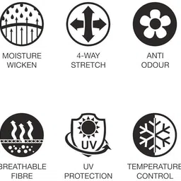 hench Black Bike Face Mask for Men & Women image 5