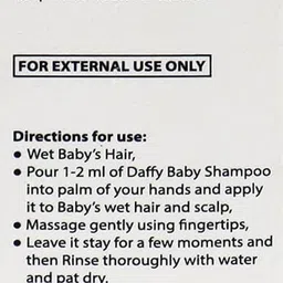 daffy Baby shampoo,100 ml x Pack of 1 image 3