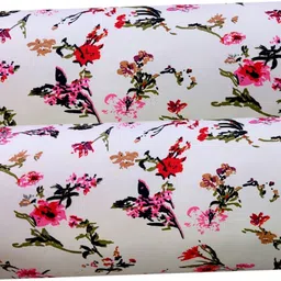 gkm Round Bolster Microfibre Floral Bolster Pack of 2-picture-12