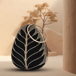 for the beautiful you Party Black Clutch image 1