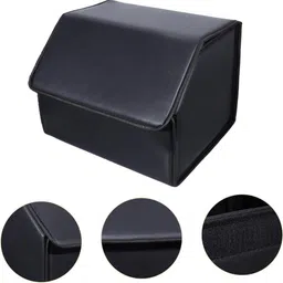 zishnav Leather Storage Case Car Accessories Car Trunk Case Foldable Container Trunk Organizer-picture-21