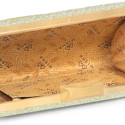 misha Casual, Party, Formal Gold Clutch image 5