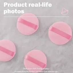 adjd Soft Velvet Puffs Cushion Powder And Foundation Makeup Sponge image 4