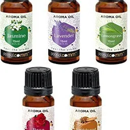 peepalcomm High Scented 5 Different Fragrance Aroma Oil Home,Office Etc Fragrance15 ml each Aroma Oil-picture-19