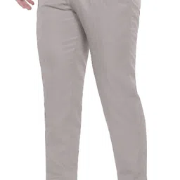 rrfashion Men Slim Fit Beige Viscose Rayon Trousers-picture-14
